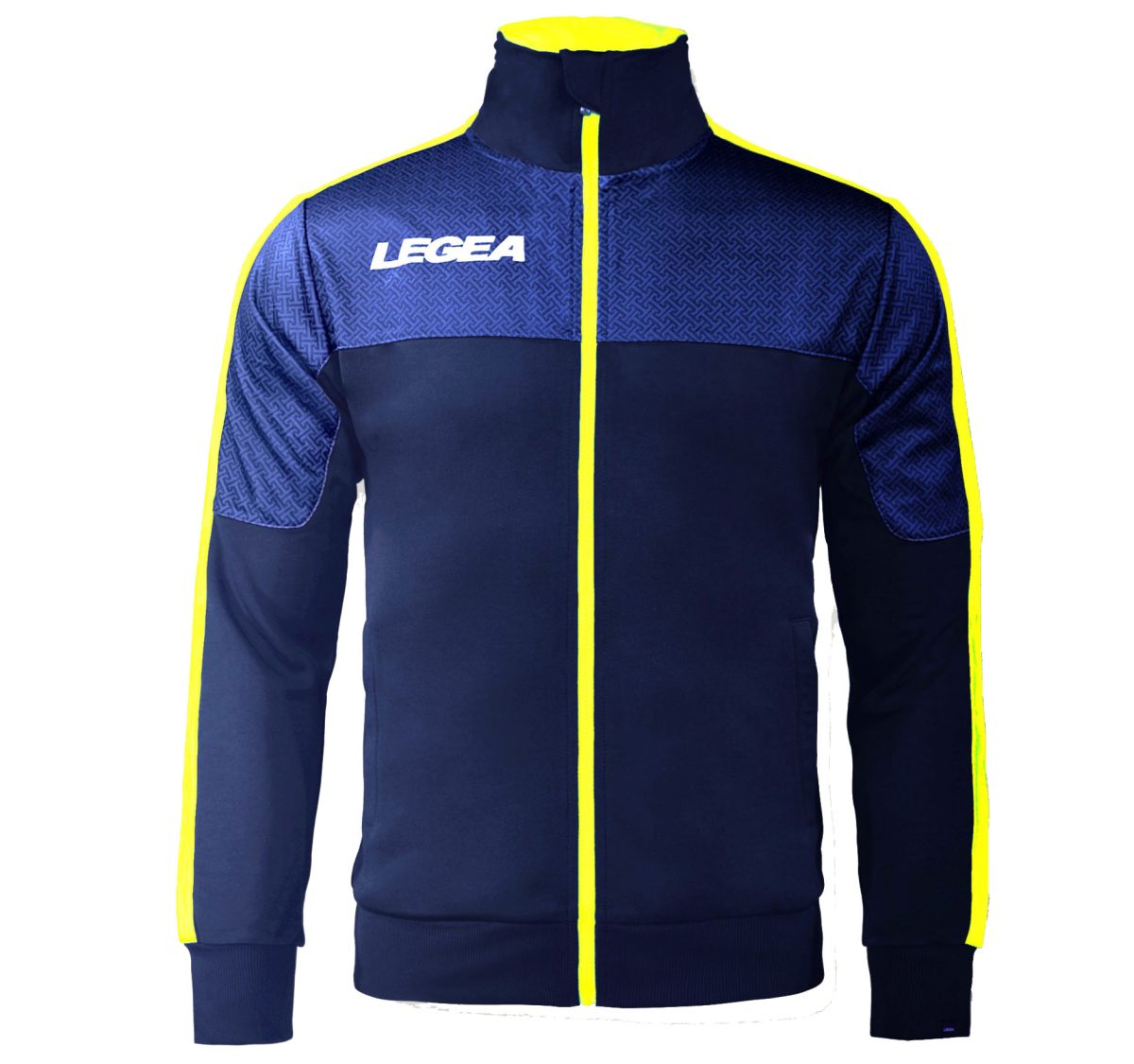 LEGEA GIACCA CARACAS FZ NAV/YEL FL - Image 2